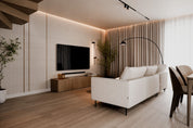 Salon z kuchnią: Ciepło i Spokój